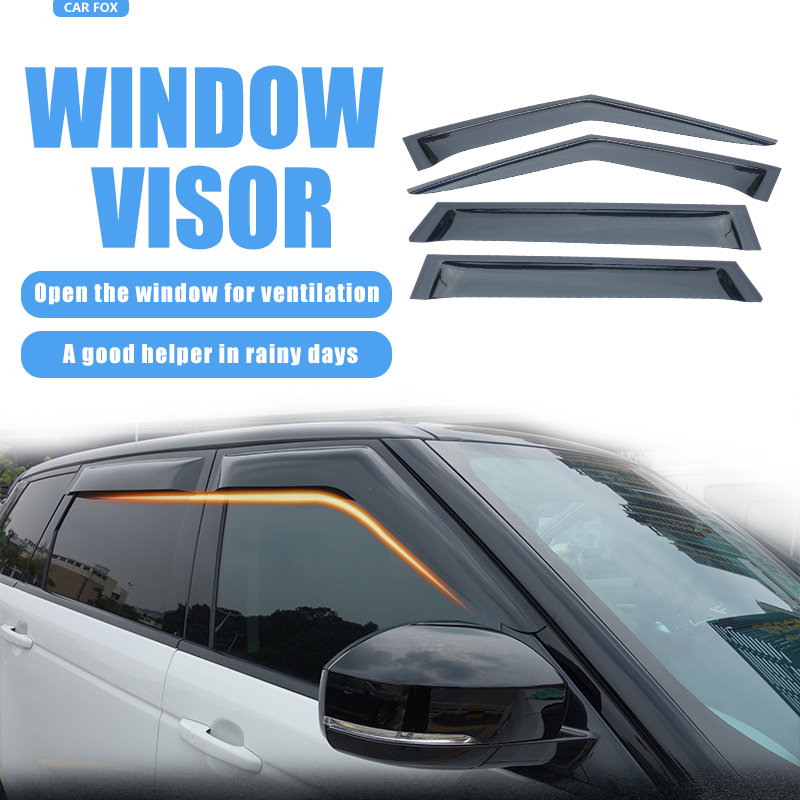 有机玻璃【无亮条】加宽版，专车专用汽车车窗晴雨挡，挡雨遮阳板，侧窗扰流板Window visors