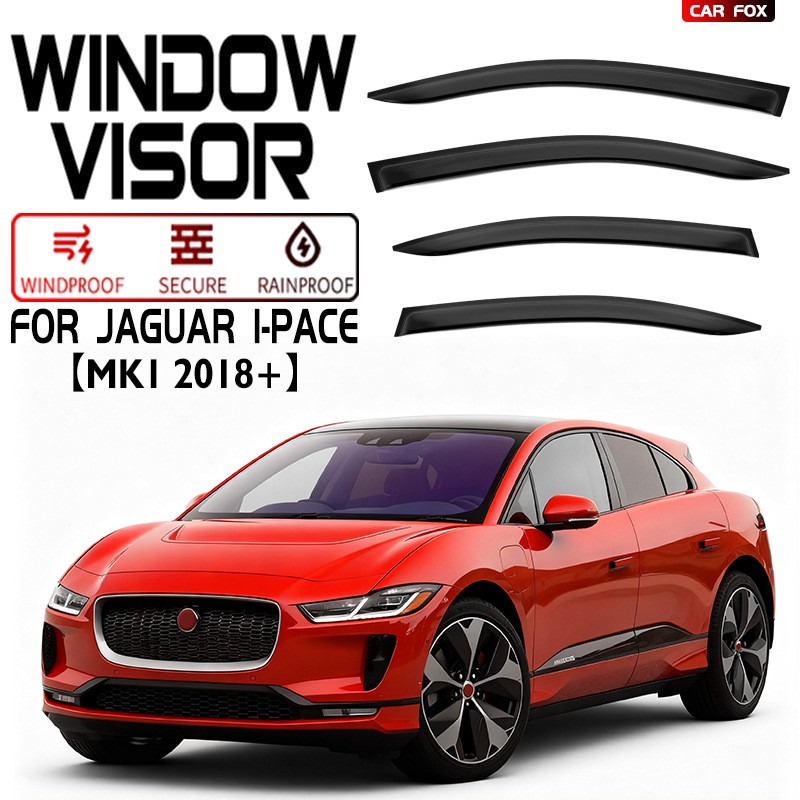 适用于捷豹I-Pace晴雨挡雨遮阳扰流板JAGUAR i Pace Window visor